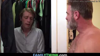 Muscular Stepdad Face-Fucks Slim Teen in Step Fantasy