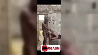 Ebony Twinks Trade Bareback BBC Outdoors Under Open Sky