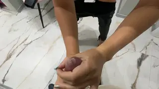 Busty Escort Arrives for POV Creampie Session