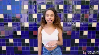 Ebony Babe Rides and Takes It Doggystyle at Casting