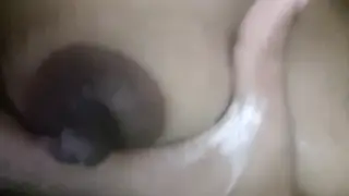 Indian Teen Shows Off Big Natural Tits in Shower