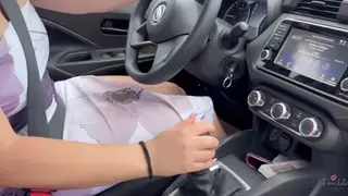 Busty Milf Rides Outdoors Until She Drains Him Inside