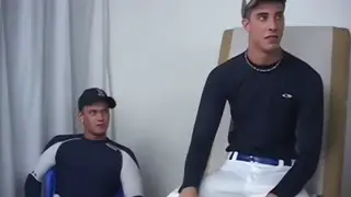 Mature Bear Doctor Gives Hairy Twink a Blowjob in Hospital