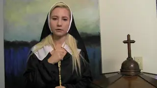 Nun-Clad Guide Commands Your Release in POV