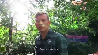 European Jock Takes Rough Spanking and Rimming Outdoors