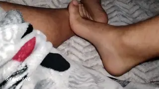 Latino Teen Teases Feet In POV Solo Debut