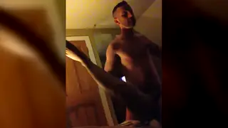Muscular Amateur Takes Bareback Cock and Moans Loudly