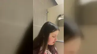 Brunette MILF Chases Solo Climax With Vibrator in Bathroom