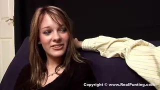 Petite Teen Model Rides Older Man After Massage
