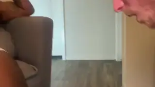 Hairy Bear Gets His Feet Worshipped and Cock Sucked