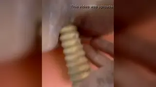 Guy Explores His Feet and Tries a New Toy for the First Time