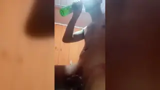 Solo Guy Plays with Toys Until He Cums