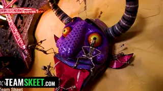 Halloween Compilation Mixes Cosplay Threesomes and Facials