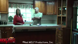 Busty MILF Seduces Stepfather in Stockings and Lingerie