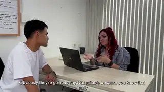 Busty Latina MILF Teacher Rides Student on Office Desk