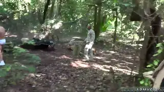 Military Uniform Threesome Features Intense Rimming Action
