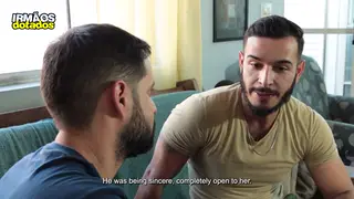 Mature Latino Rims Friend Before Bareback Sex
