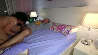 European BBW MILF Takes Creampie in Cheating Bedroom Tryst
