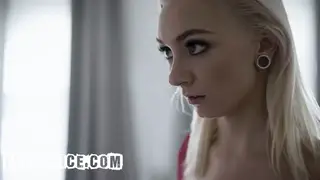 Slender Blonde Takes a Deep Throat Then Gets Pounded at a Desk