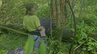 Wife Pegs Husband in Outdoor Anal Session