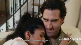 Petite Latina Delivers Deep Throat to Stepdad