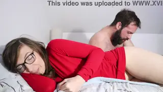Curvy MILF Cheats with Stepdad in Bedroom