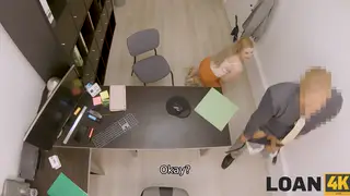 Blonde MILF Auditions on a Casting Desk