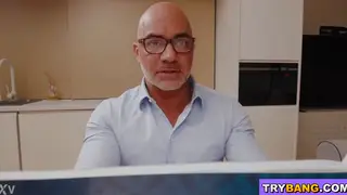 Middle Eastern Student Takes Anal Lessons at Desk