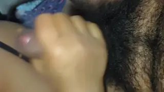 Indian Wife Takes a Mouthful in Lingerie