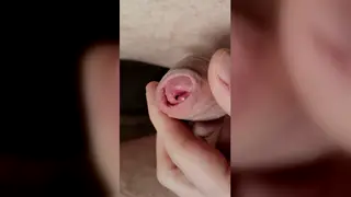 Uncut Twink Edges Himself Under a Voyeur's Gaze