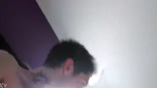 Teen Strokes His Big Cock to a Quiet Finish