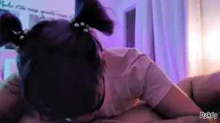 Stepsister Becomes Living Sex Doll for Creampie Finish