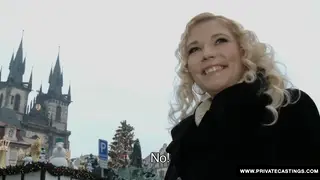 Blonde Czech Amateur Earns Creampie in Reality Pickup