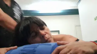 Busty Mature Neighbour Turns a Massage Into Anal Sex