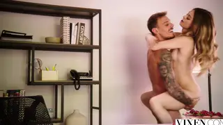 Blonde MILF Drains Older Man with 69 and Creampie