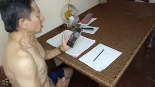 Busty Teen in Uniform Welcomes Older Man's Advances