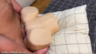 Asian Femboy Services Older Man in First Encounter