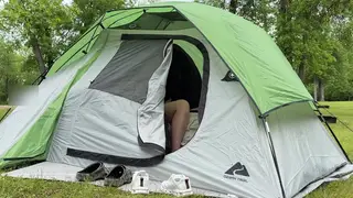 Wife Performs Public Blowjob and Doggystyle in Park Setting
