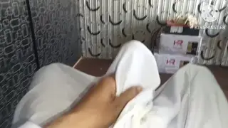 Indian Guy Bound and Jerked Off in POV