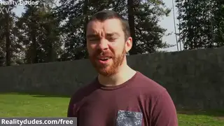 Redhead Bear Takes Cash for Doggystyle and Missionary Sex