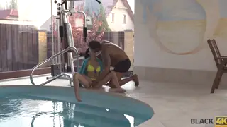 European Teen Welcomes a Massive BBC in Interracial Action