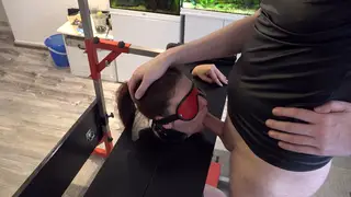 Wife Takes Rough Throat Fucking and Toy Stimulation
