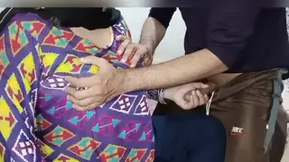 Busty Indian MILF Rides Older Lover in Homemade Encounter