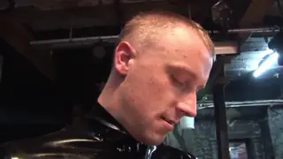 Amateur Twink Pair Explores Latex Fetish With Deep Throat and Fisting