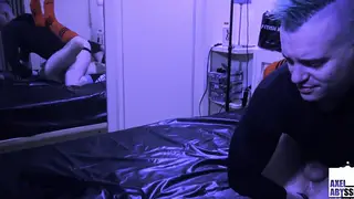 Muscular Tattooed Stud Explores Anal Gape and Prolapse