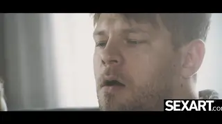 Busty Blonde Rides Hard and Takes a Deep Creampie