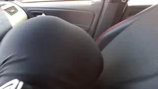 Curvy Latina Teen Gives Roadside Blowjob for Ride