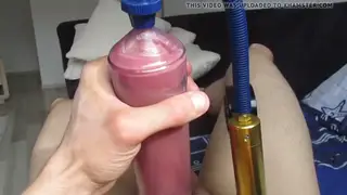 Solo Guy Pumps His Cock to a Messy Finish