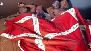 Voluptuous Ebony BBW Enjoys Sunday Threesome With Two Cocks