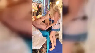 Voluptuous Blonde Milf Takes BBC Strapon Pegging